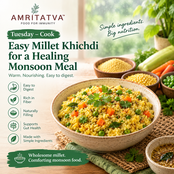 Easy Millet Khichdi for a Nourishing Monsoon Meal