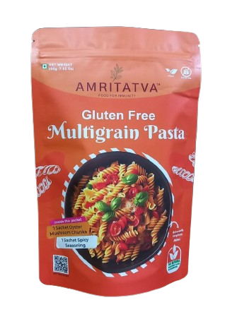 Amritatva gluten-free multigrain pasta 200g — millet-amaranth blend, no maida, FSSAI certified India