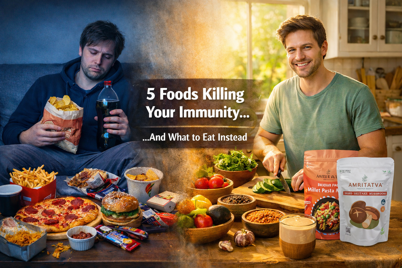 5 foods killing immunity — refined flour, sugar and seed oils quietly weakening your immune system