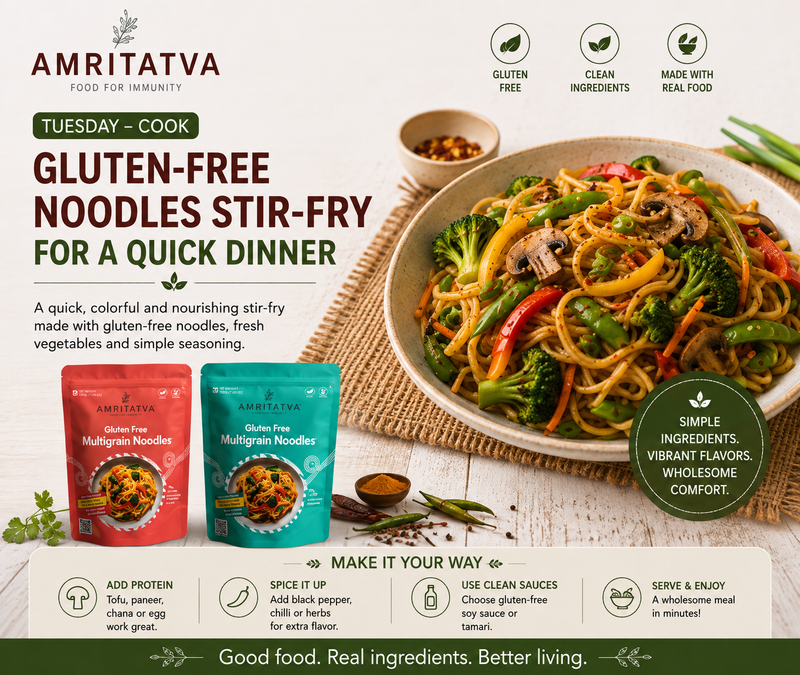 Gluten-Free Noodles Stir-Fry for a Quick Dinner