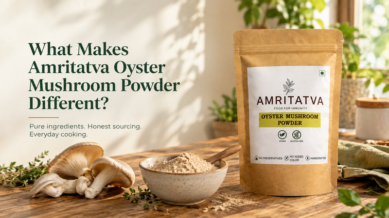 What Makes Amritatva Oyster Mushroom Powder Different?