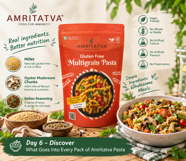 What Goes Into Every Pack of Amritatva Pasta?