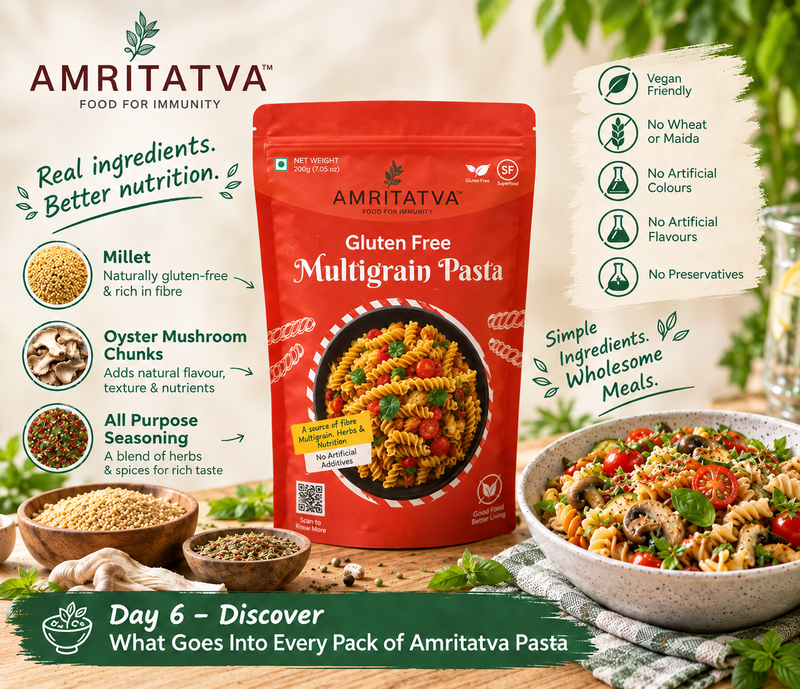 What Goes Into Every Pack of Amritatva Pasta?