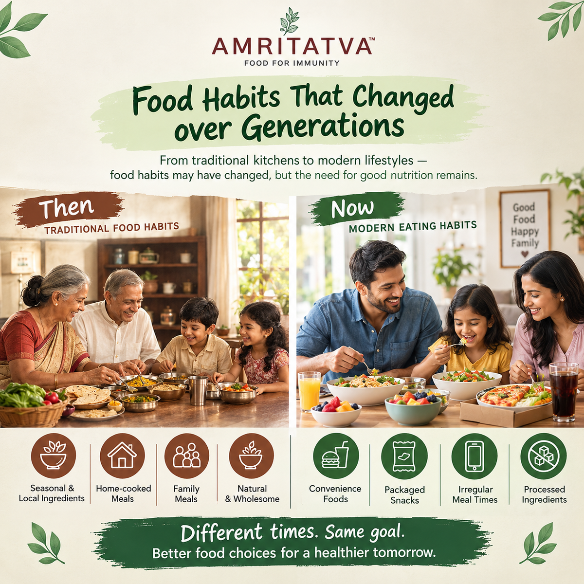 Food Habits That Changed Over Generations