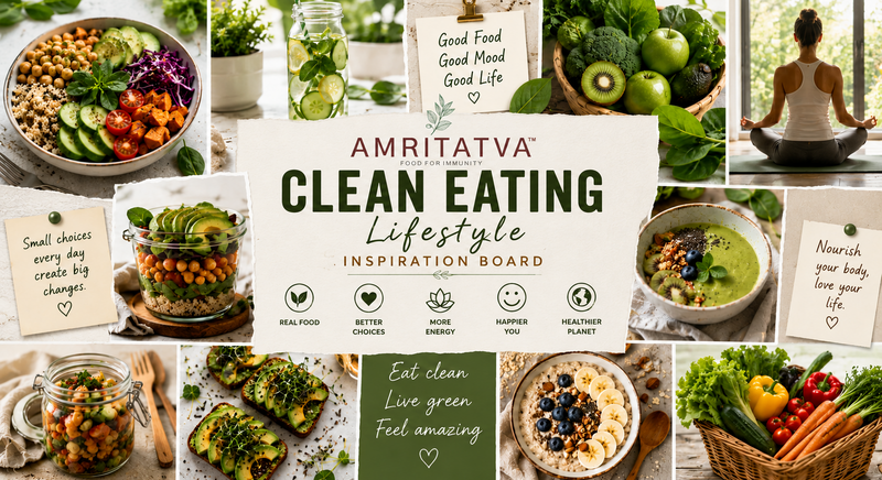 Clean eating lifestyle inspiration — whole grains, real spices and functional food for daily meals