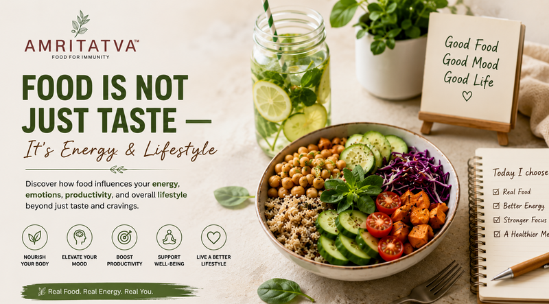 Food as more than taste — clean ingredients for energy, mood and immunity in daily life