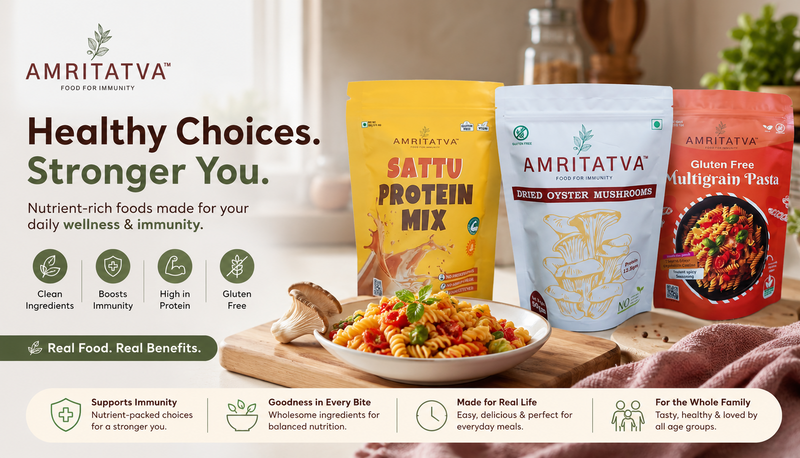 Clean eating morning routine with sattu and whole grains — practical daily health habits