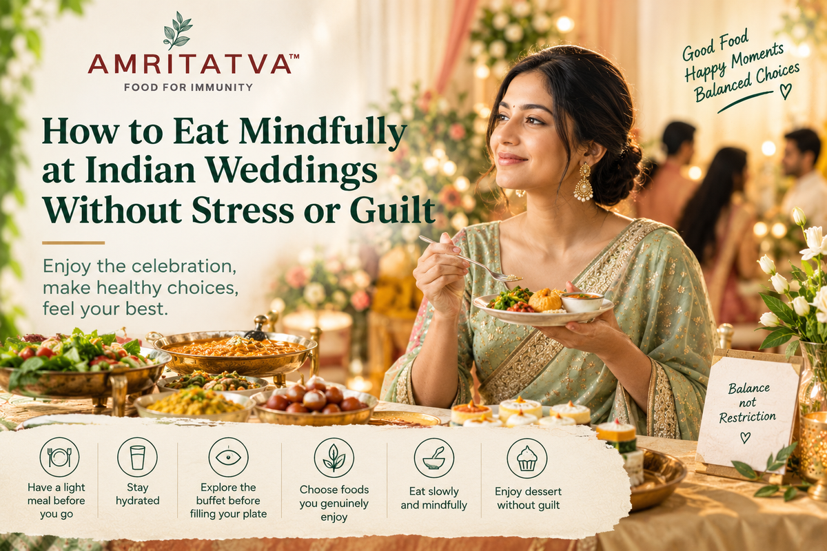 How to Eat Mindfully at Indian Weddings Without Stress or Guilt