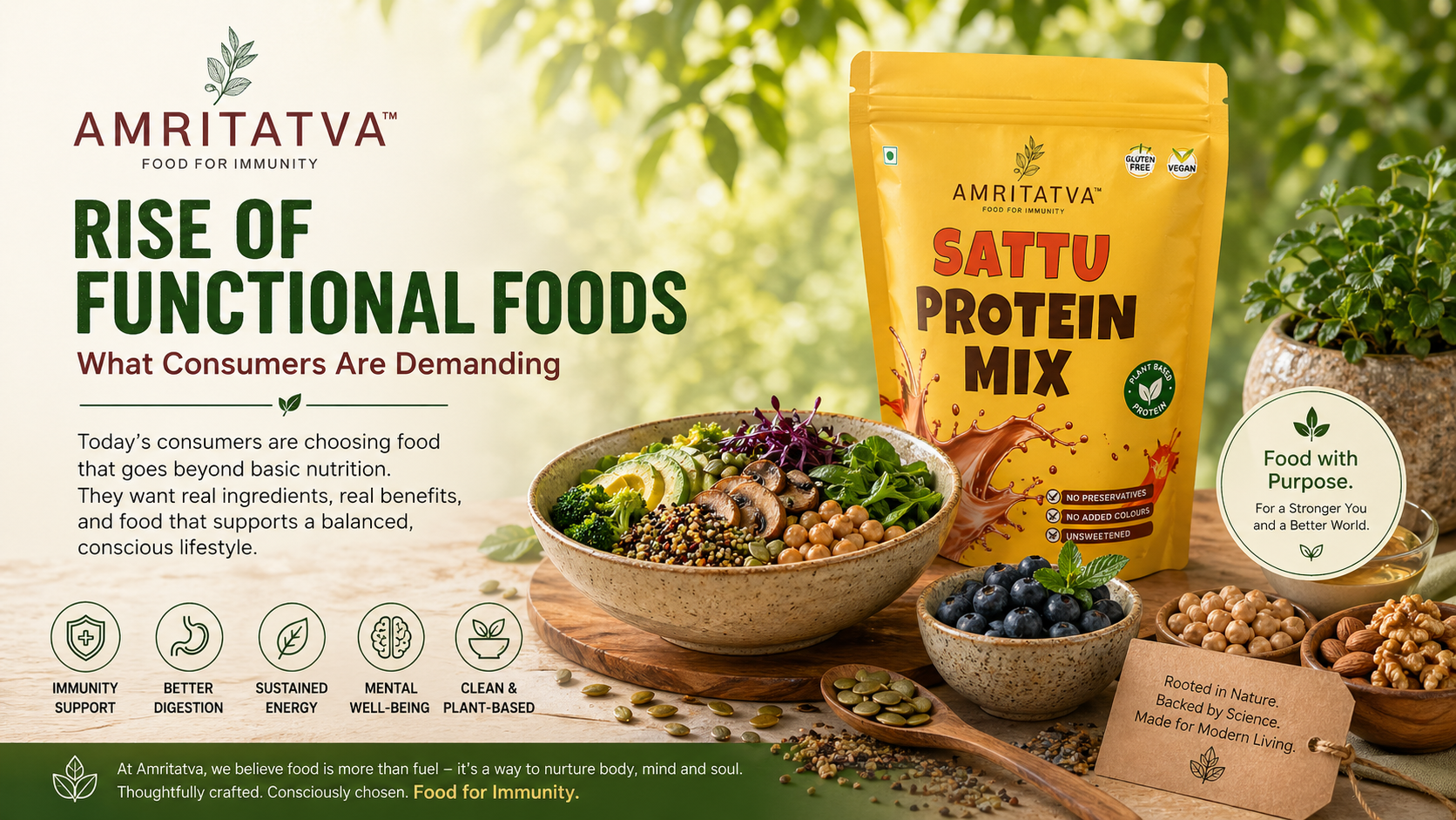 Functional food consumer demand 2026 — clean label brands winning with immunity and gut health