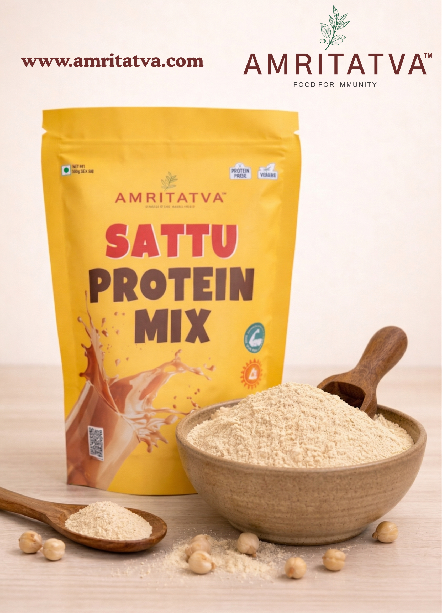 The OG Indian Protein Shake — Sattu Is Back, The Amritatva Way
