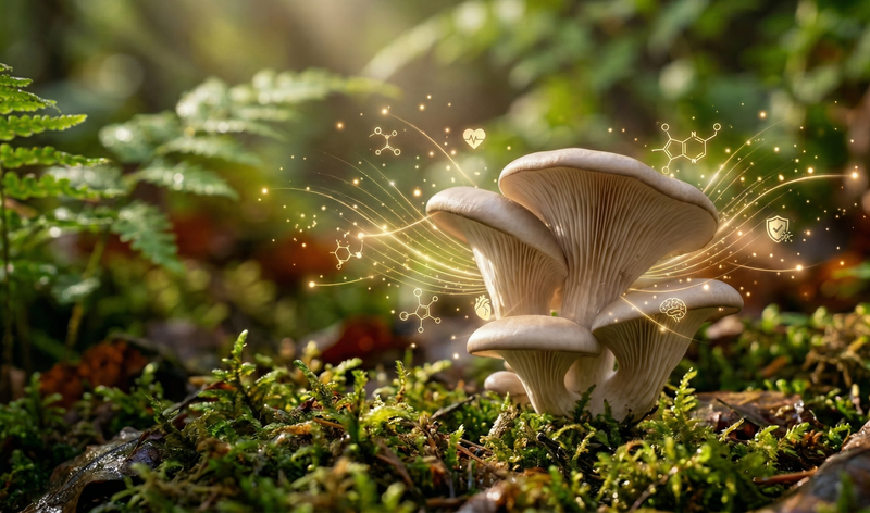 Oyster mushroom superfood — beta-glucans, B vitamins and protein in one ingredient