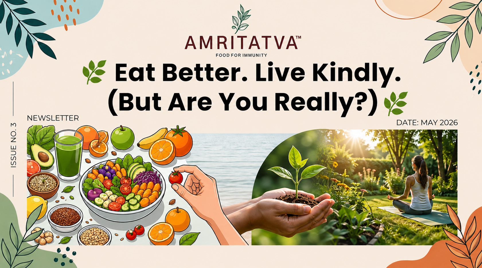 Amritatva Newsletter Edition 3 — nutrition research and clean eating updates worth reading