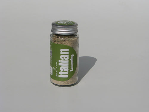 Amritatva Italian Mushroom Seasoning — clean label product packaging, natural ingredients, FSSAI certified India