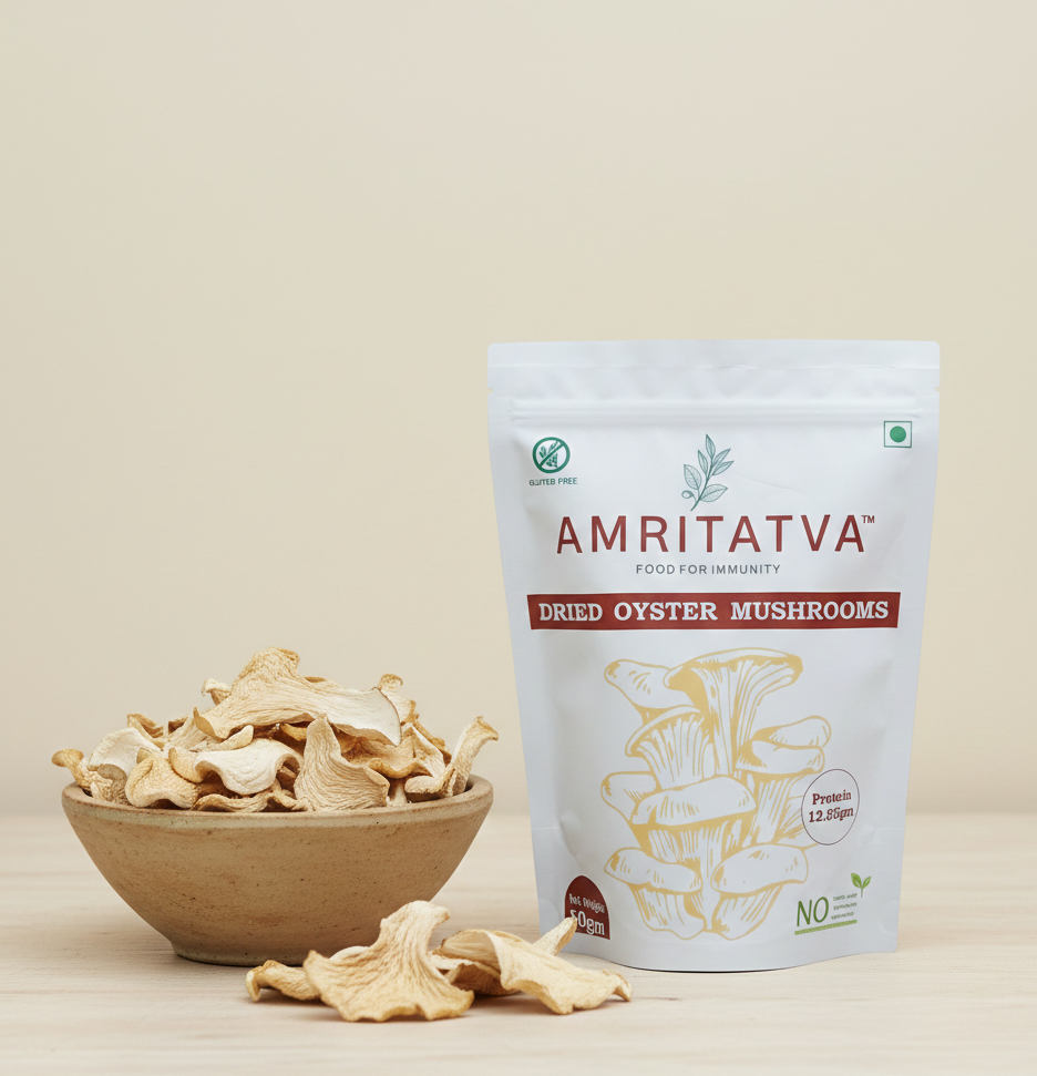Amritatva Dried Oyster Mushrooms 50g